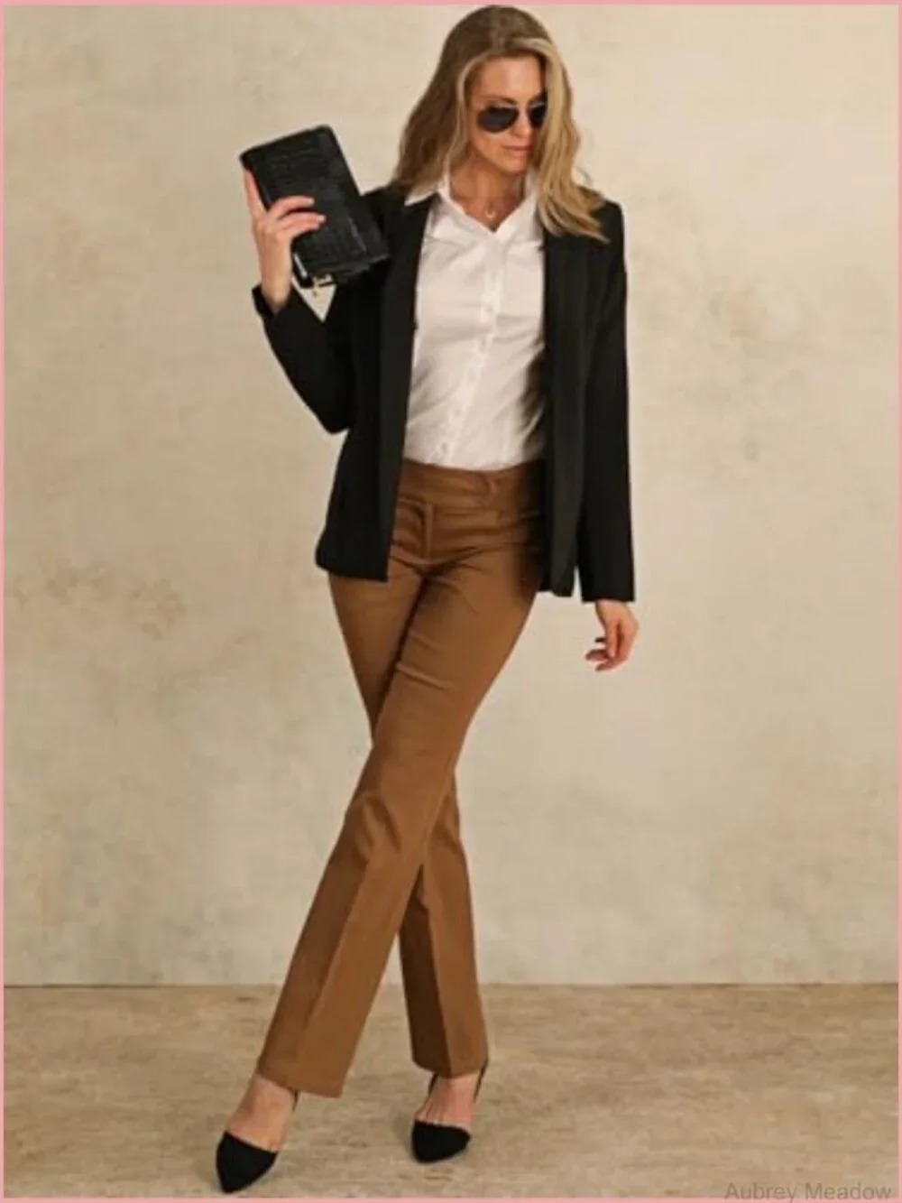 Open Front Blazer Suit Jacket Work Blazer Womens